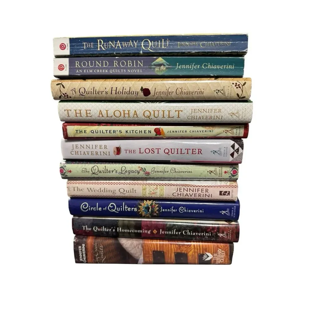 Elm Creek Quilts Book Lot of 11 Jennifer Chiaverini Hardcover & Paperback Mixed